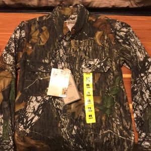 Camo Long sleeve button down